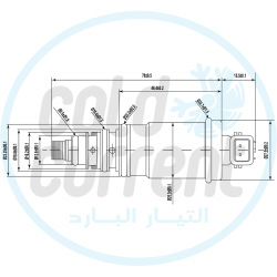 بلف كمبروسر او حساس كمبروسر هونداي متعدد كهرباء BL-C0012