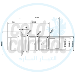 بلف كمبروسر نحاس فورد فولفو هوانداي