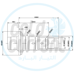 بلف كمبروسر او حساس كمبروسر نحاس فورد فولفو هوانداي BL-C0016