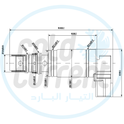 بلف كمبروسر او حساس كمبروسر يتوافق مع سيارات دودج شارجر كريسلر BL-C0025