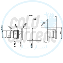 بلف كمبروسر او حساس كمبروسر يتوافق مع سيارات هونداي كيا BL-C0030