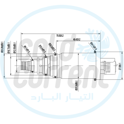 بلف كمبروسر او حساس كمبروسر يتوافق مع سيارات هونداي كيا النترا BL-C0033