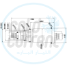 بلف كمبروسر او حساس كمبروسر يتوافق مع سيارات هونداي كيا النترا BL-C0033