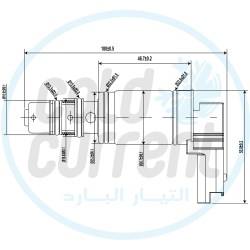 بلف كمبروسر او حساس كمبروسر يتوافق مع سيارات بيجو 2008 سيتروين