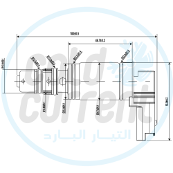 بلف كمبروسر او حساس كمبروسر يتوافق مع سيارات بيجو 2008 سيتروين BL-C0035