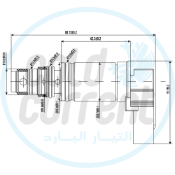 بلف كمبروسر او حساس كمبروسر يتوافق مع سيارات فولكس واجن و بي ام  و اودي BL-C0038