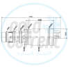 Compressor Electric Control Valve for toyota Yaris BL-C0048