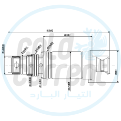 بلف كمبروسر او حساس كمبروسر يتوافق مع سيارات مازاراتي جي تي BL-C0052