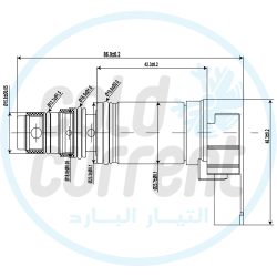 بلف كمبروسر او حساس كمبروسر يتوافق مع السيارات الاوروبيه BL-C0053