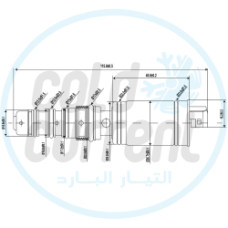 بلف كمبروسر او حساس كمبروسر يتوافق مع سيارات تويوتا كورولا BL-C0055