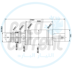 بلف كمبروسر او حساس كمبروسر يتوافق مع سيارات جي ام سي 2015 كادلك اكاديا BL-C0056