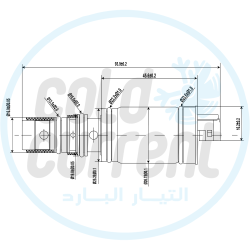 5SE09C 5SE12C 6SEU16 بلف كمبروسر مرسيدس بنز