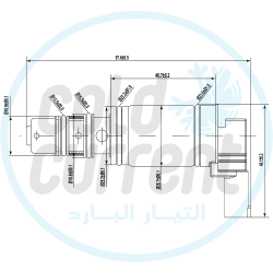 بلف كمبروسر او حساس كمبروسر يتوافق مع سيارات مرسيدس بي ام BL-C0060