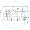 بلف كمبروسر او حساس كمبروسر يتوافق مع سيارات مرسيدس بي ام BL-C0060