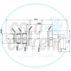 بلف كمبروسر او حساس كمبروسر يتوافق مع سيارات بيجو ستروين BL-C0064