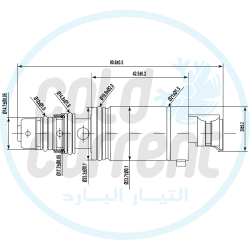 بلف كمبروسر او حساس كمبروسر يتوافق مع سيارات كيا هيونداي كوري BL-C0066