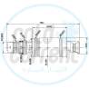بلف كمبروسر او حساس كمبروسر يتوافق مع سيارات هونداي وكيا BL-C0074