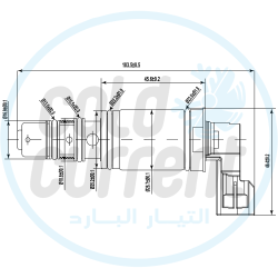 بلف كمبروسر او حساس كمبروسر يتوافق مع سيارات فورد لاندروفر BL-C0076