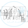 بلف كمبروسر او حساس كمبروسر يتوافق مع سيارات لاند روفر افوك BL-C0082
