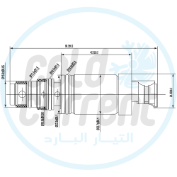 بلف كمبروسر او حساس كمبروسر يتوافق مع سيارات مرسيدس اوروبي جديد BL-C0090