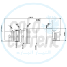بلف كمبروسر او حساس كمبروسر يتوافق مع سيارات هيونداي كوري حديث BL-C0093