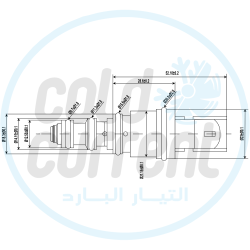 بلف كمبروسر او حساس كمبروسر يتوافق مع سيارات رينو فرنسي BL-C0096