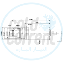 بلف كمبروسر او حساس كمبروسر يتوافق مع سيارات لكزس فيات جديد BL-C0103